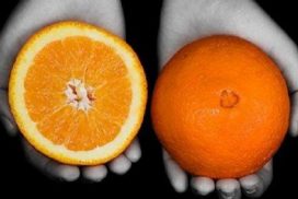 Dos mitades de una naranja. Podemos completarnos como personas al rescatar experiencias y facultades olvidadas