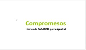 Homes igualitaris Sabadell