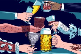 A veces empezamos a beber para socializar.