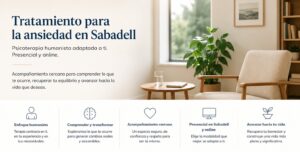 Una sala de consulta per a un tractament per a l'ansietat a Sabadell